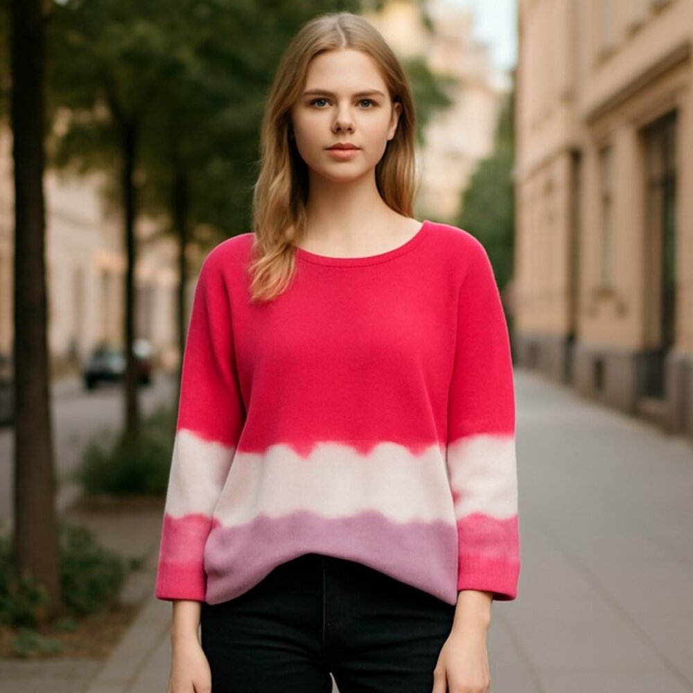 NWT Calvin Klein Tie Dye Sweater Pullover Large